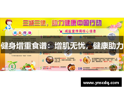 健身增重食谱：增肌无忧，健康助力